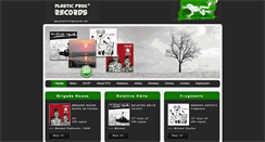 Desktop Screenshot of plasticfrogrecords.com